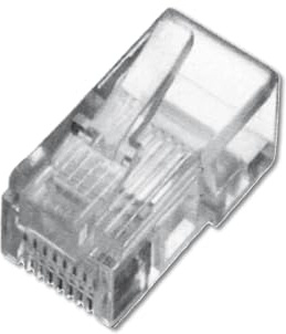 DIGITUS DN-MO-8-8-SR – Cat 5e crimp connector – 100 pieces – RJ45 network connector unshielded – For Cat5e network cables – 1GBase-T – 8P8C – AWG 27/7 to AWG 24/7