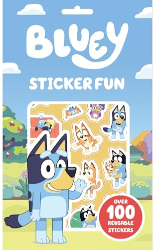 ALLIGATOR - Bluey Sticker Fun, Stickerbuch, Stickerbücher, Bluey Stickers, Bluey Stickerbuch, Sticker Activity Book, Wiederverwendbares Stickerbuch