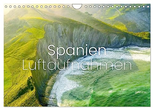 Spanien Luftaufnahmen (Wandkalender 2026 DIN A4 quer), CALVENDO Monatskalender: Atemberaubende Aufnahmen. (CALVENDO Orte)