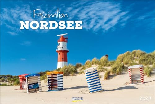 Faszination Nordsee 2024: Großer Foto-Wandkalender von der Küste und der Nordsee in Deutschland. PhotoArt Panorama Querformat: 58x39 cm.