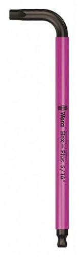 Wera 950 SPKL Winkelschlüssel Multicolour, zöllig, BlackLaser, 5/16 Zoll pink, 05022637001