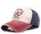 XRDSS Unisex Schirmmütze Baseball Cap Stern Sport Baumwolle Kappe (Rot)