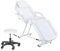 Anaelle Pandamoto Table du Massage Réglable Lit du Massage Pliante en Cuir PU avec Tabouret pour Salon Professionnel et Maison, Poids: 31kg, Blanc