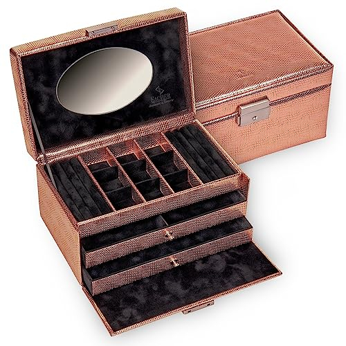 SACHER Schmuckkasten Elly (roségold | Lagarto)