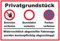 Blechschild 20x30cm gewölbt Privatgrundstück Auto Parken verboten Deko Geschenk Schild