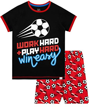 Harry Bear Boys Football Short Pyjamas