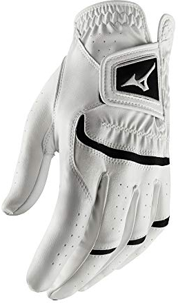 Mizuno Golfhandschuh Elite 2020, Weiß/Schwarz, mittelgroß, Linke Hand
