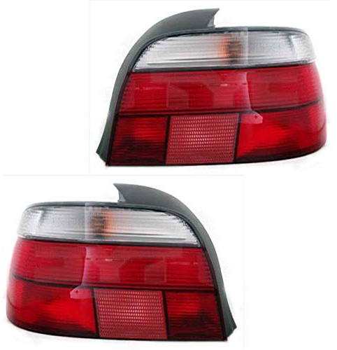 Heckleuchten Rückleuchten Rücklicht Set rechts & links Satz für Modell 5 Series (E39) Baujahr: 09/1995-08/2000 Kunststoff ohne Lampenträger