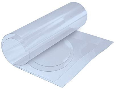 MadeInNature Mantel de cristal transparente, grueso de 0,78 mm, varios tamaños redondos o rectangulares, protección de mesa o muebles, impermeable (redondo: 80 cm)