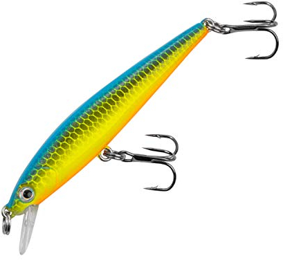Major Fish Raptor Barsch Wobbler Flachläufer 7 cm Forelle Minnow Blau Grün