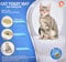 SASHTECH Cat Kitten Hygienic Toilet Litter Tray – potty training kit – with catnip seat – beige