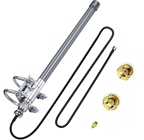 Bingfu 868 MHz Antenna LoRa, Antenna LoRaWAN Esterna in Fibra di Vetro 3dBi N-Maschio 50 ohm Impermeabile per Hotspot RAK HNT Bobcat Helium Miner, Cavo Prolunga da N-femmina a RPSMA-maschio 1 m