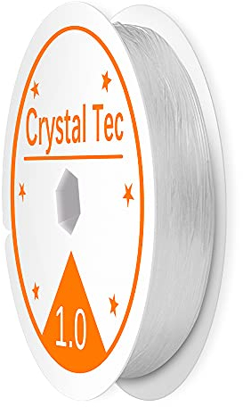 Clear Stretch Elastic 1mm 5 metres Elastic Beaded String for DIY Jewellery Making Necklace Bracelet Beading Thread