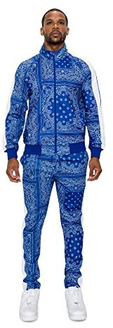 G-Style USA Herren-Trainingsanzug-Sets mit Tigermuster, XX-Large