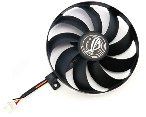 Ventilateur de refroidissement pour carte graphique T129215SU pour ASUS ROG RTX2060 2070S 2080ti RX5700XT Pièce de rechange (ventilateur gauche)