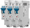 EATON 109131 PLGC4-C20/1N - DISJONCTEUR MODULAIRE PH/N - Blanc - MANETTE BLEUE - 1P+N / 20 A - COURBE C - Raccordement direct sans vis - 3 disjoncteurs