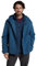 Mountain Warehouse Fell Mens 3 in 1 Water Resistant Jacket - Adjustable Coat with Packaway Hood, Detachable Inner Fleece & Many Pockets - For Hiking & Outdoors Dark Blue M