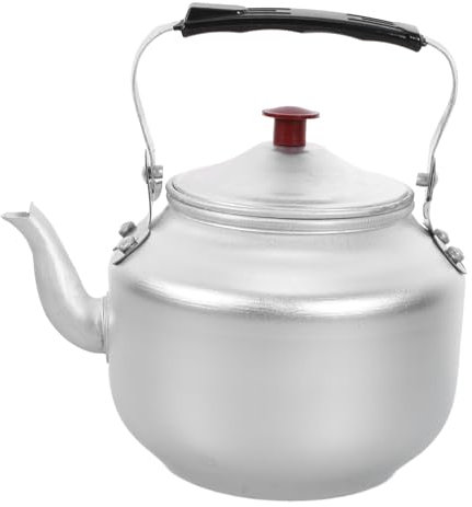Kichvoe Tetera Con Filtro Para Infusiones De Aleación De Aluminio Hervidor De Agua Compacto Para Cocina Y Camping Mango Ergonómico Para Té Y Café Diarios