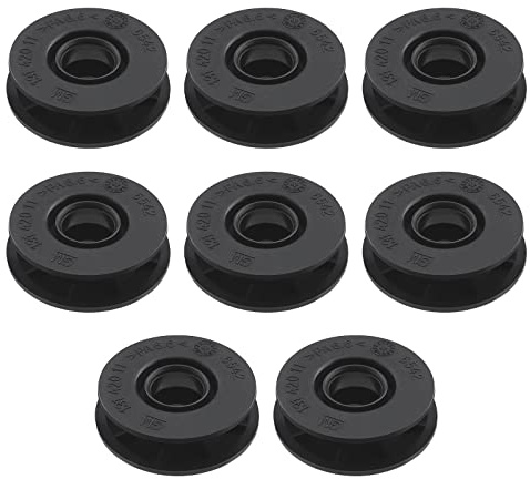 YINETTECH Lot de 8 clips de fixation ronds pour tapis de sol de voiture 13142011 13142012 - Boucle antidérapante en plastique - Noir