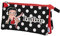 DOHE - Estuche Escolar 3 Compartimentos - Cierre de Cremalleras, Licencia Oficial, Poliéster Resistente, 23x12x2,5 cm, Material Escolar - Betty Boop