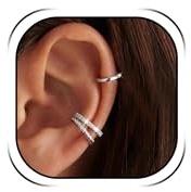 Ear Cuffs Non Piercing Ear Cuff Earrings for Teen Girl Gifts Trendy Stuff 14K Gold Plated Earrings for Women Hypoallergenic Non Pierced Clip on Cartilage Earring Set Jewelry