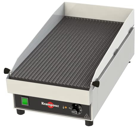 Plancha Elektro geriffelt Tief Krampouz