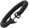 Wolflock Anker Armband – Paracord Armband Schmuck aus Edelstahl für Damen und Herren (gold, schwarz, blau, camo, navy) unisex