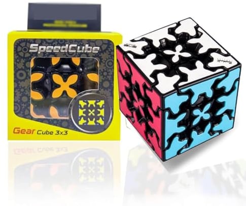 Gear Cube Speed Cube 3x3 Magic Cube 3D Magischer Würfel,kreativer Würfel,Geeignet Für Das Training Vor Dem Spiel,Das tägliche Spiel Und Geburtstagsgeschenk