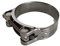 Auspuffschelle 60mm Flachbandschelle Edelstahl Ø 60-63mm Motorrad Auto Auspuff Gelenkbolzenschellen Spannbackenschelle Schlauchschelle