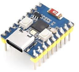 ESP32-C3 Mini Development Board with Pre-soldered Header Based On ESP32-C3FN4 Single-Core Processor,with 2.4GHz Wi-Fi And Bluetooth 5 Support,160MHz Running Frequency, Support C/C++, MicroPython