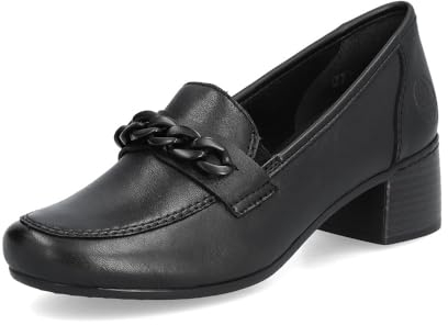 Rieker Damen Low-Top Sneaker 41660, Frauen Halbschuhe,Strassenschuhe,Sportschuhe,Freizeitschuhe,Turnschuhe,Laufschuhe,schwarz (00),41 EU / 7.5 UK