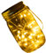 Hemobllo 1stk Einmachglas Licht Weinflasche Handwerk Lichter Lampe Weihnachts-solarlichter Solar Hängend Laternenlichter Aus Einmachgläsern Shabby Chic Wandleuchte Led Wandbehang