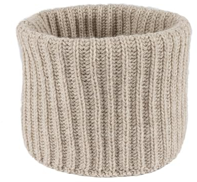 Wintermütze 30% Kaschmir 70% Merinowolle Winter Herren Damen, beige, One size