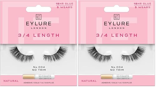 Eylure 3/4 Length No. 004 False Lashes (Pack of 2)