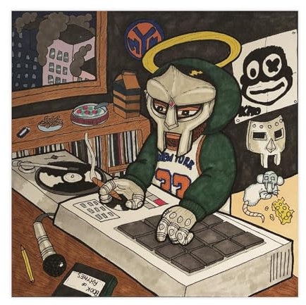 NTRECS MF DOOM Poster auf Leinwand, Schlafzimmer-Dekor, Sportlandschaft, Büro, Raumdekoration, Geschenk, ungerahmt, 30 x 30 cm