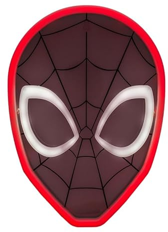 Spiderman-LED-Neonlicht, Wandmontage, offizielles Lizenzprodukt, Marvel-Akzentlicht für Jungen- und Mädchenzimmer oder Männerhöhle, Superhelden-Comic-Sammelgeschenk Paladone
