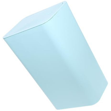 Alipis Pop-up Trash Can Wastebasket Can Rubbish Can Waste Can Bedroom Trash Can Small Garbage Bin Plsatic Trash Can Garbage Bin Waste Paper Basket Trash Holder Trashcan Sky-blue Abs
