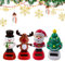 Christmas Solar Powered Dancing Toy, 2024 Neuestes 4 Stück Wackelfigur Solar Weihnachtsfigur, Weihnachten Solar Tanzen Spielzeug Auto Schütteln Spielzeug für Feiertagsdekoration und Geschenke