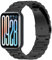MiRowy Metall Armband für Xiaomi Smart Band 9 Pro/Xiaomi Smart Band 8 Pro Uhrenarmband, Edelstahl Metall Ersatzarmband für Xiaomi Mi Band 9 Pro/Xiaomi Mi Band 8 Pro (Schwarz)