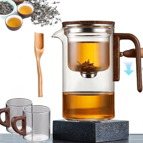 Bypierce Teiera Enchanti, The Piercé Pot, 2025, teiera magica con infusore con filtro e infusore, infusore 3 in 1, infusore, filtro e versamento (520 ml)