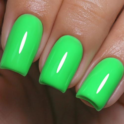 Imtiti Gel Nail Polish, 1Pcs Green Soak Off UV LED Gel Polish, Long Lasting, Nail Art Manicure Salon DIY at Home for Spring and Summer (0.34 Fl Oz-967)