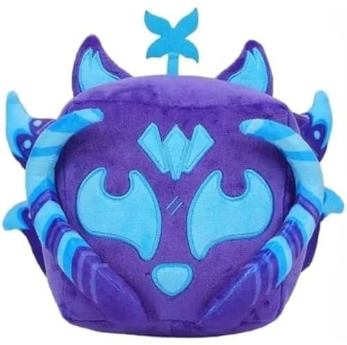 wiztex Bloxx-Fruits Kuscheltier - 15 cm YouTube Video Plüschtier Geschenk fur Kinder and Fans fur Halloween und Christmas (Purple Bloxx Fruits)
