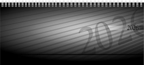 rido/idé Querterminbuch Mod. septant 2026 | 305×105 mm, Kunststoff, anthrazit