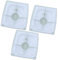 MEXWLOP Lote de 3 filtros de Aire for motosierras de Gasolina STIHL 041, 041G, 041AV y 041 Farm Boss (Repuesto 1110-120-1601) Filtro de Mantenimiento para cortacésped