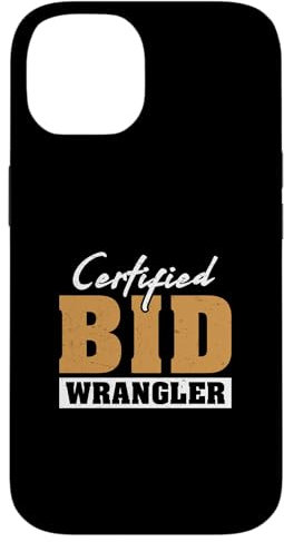 Offerta certificata Wrangler Umorismo all'asta divertente per un banditore Custodia per iPhone 14