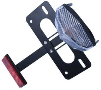 avdb-Moto Kennzeichenhalter AVDB kompatibel mit KTM Duke 790 2018-2024, Duke 890 R 2020-2024, 890 /GP 2021-2024 MIT Rückstrahler (TRANSPARENT)