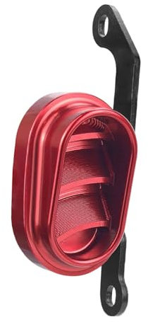 F Fityle Tappo del filtro ' per motocicletta, sostituibile direttamente, in lega di alluminio portatile, facile da installare, protezione del, Rosso