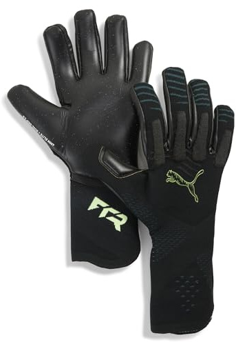 PUMA Unisex Future Ultimate NC Fußball Torwarthandschuhe 10, Black Green Terrain Fizzy Light Yellow