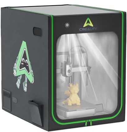 Creality 3D Drucker Gehäuse mit LED Beleuchtung, Feuerfeste, Staubdichte Schutzhülle mit Konstanter Temperatur, 700x750x900 mm 3D Drucker Abdeckung für CR-10 Pro/Smart Pro/Ender 3 S1 Plus/Ender 5 Plus