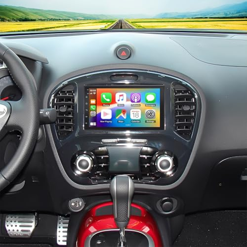 2+64G Android 14 Doble DIN Auto Radio Coche para Nissan Juke F15 2010-2011